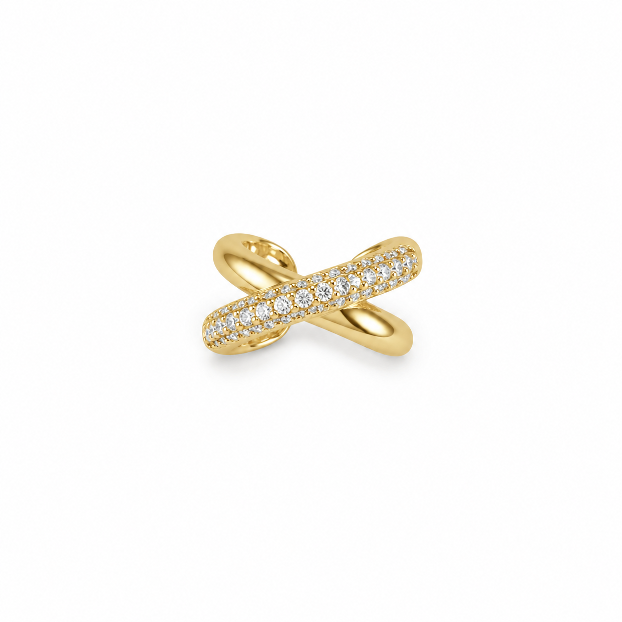 Infinity Spark Crossover Ring (Gold)