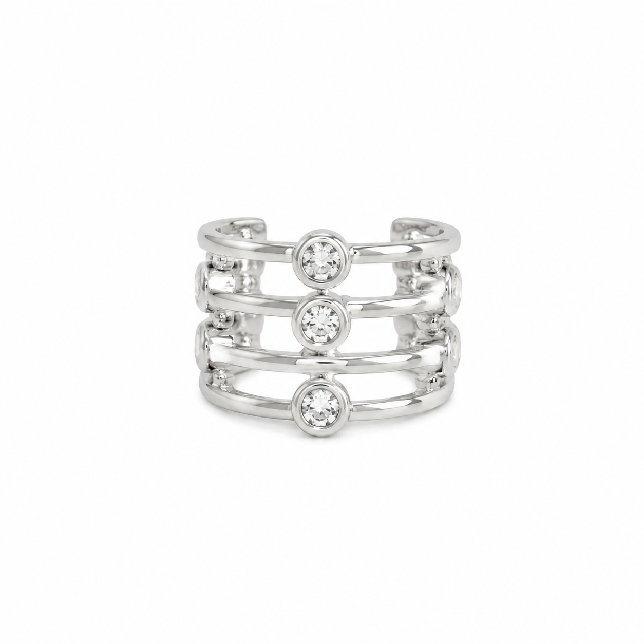 Celestial Orbit Multi-Band Ring (Silver)
