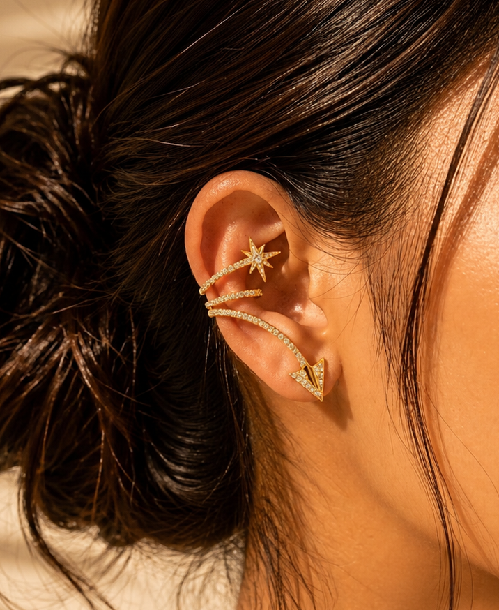 The Comet’s Path Ear Set