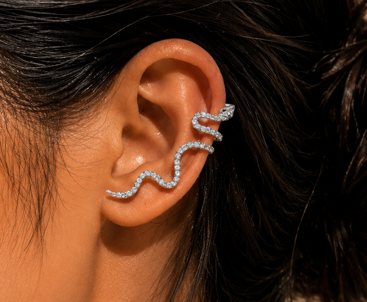 The Serpent’s Gaze Cuff