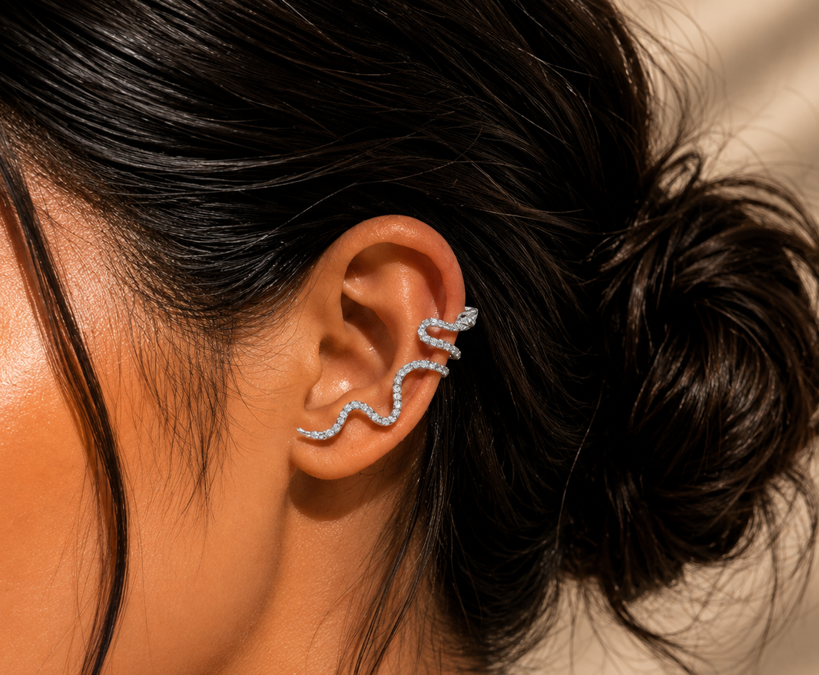 The Serpent’s Gaze Cuff