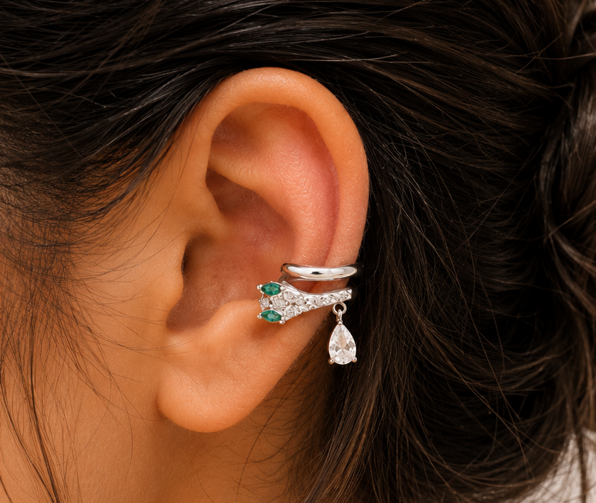 Cleopatra’s Tear Serpent Cuff