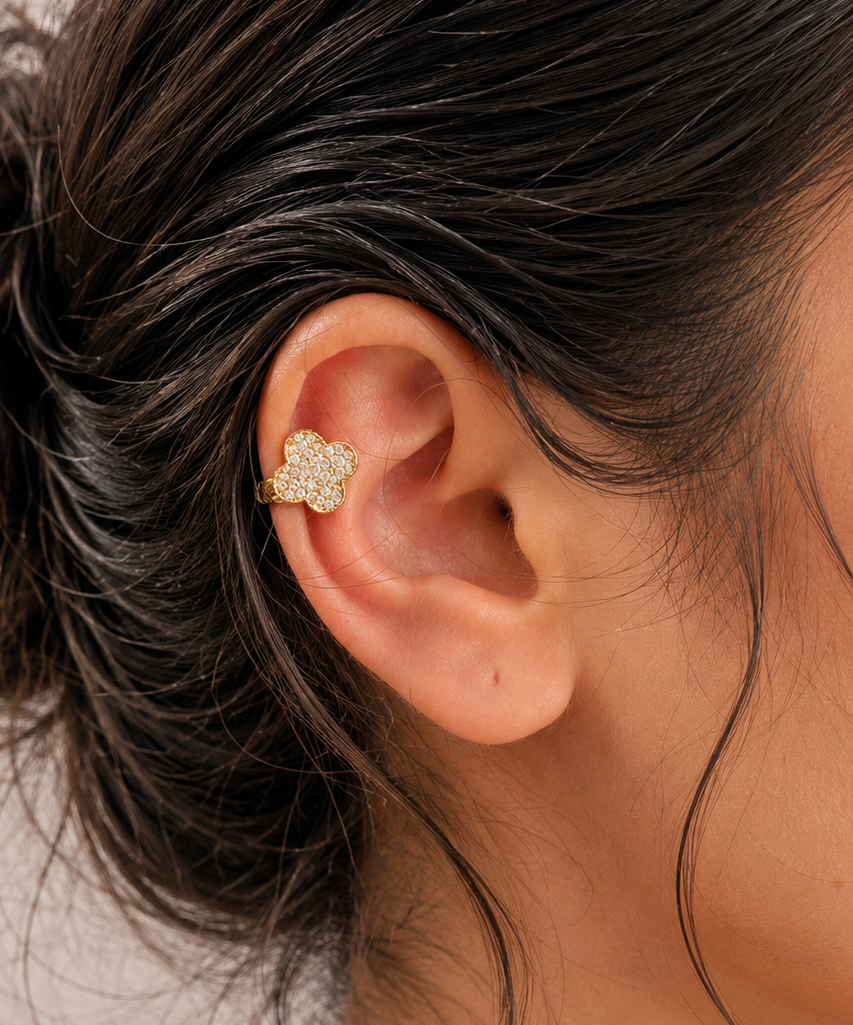 Royal Pavé Wrap Ear Cuff