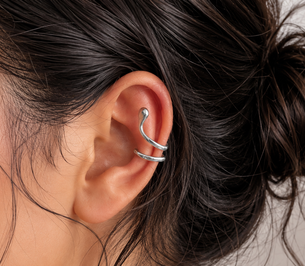 Minimalist Loop Ear Cuff