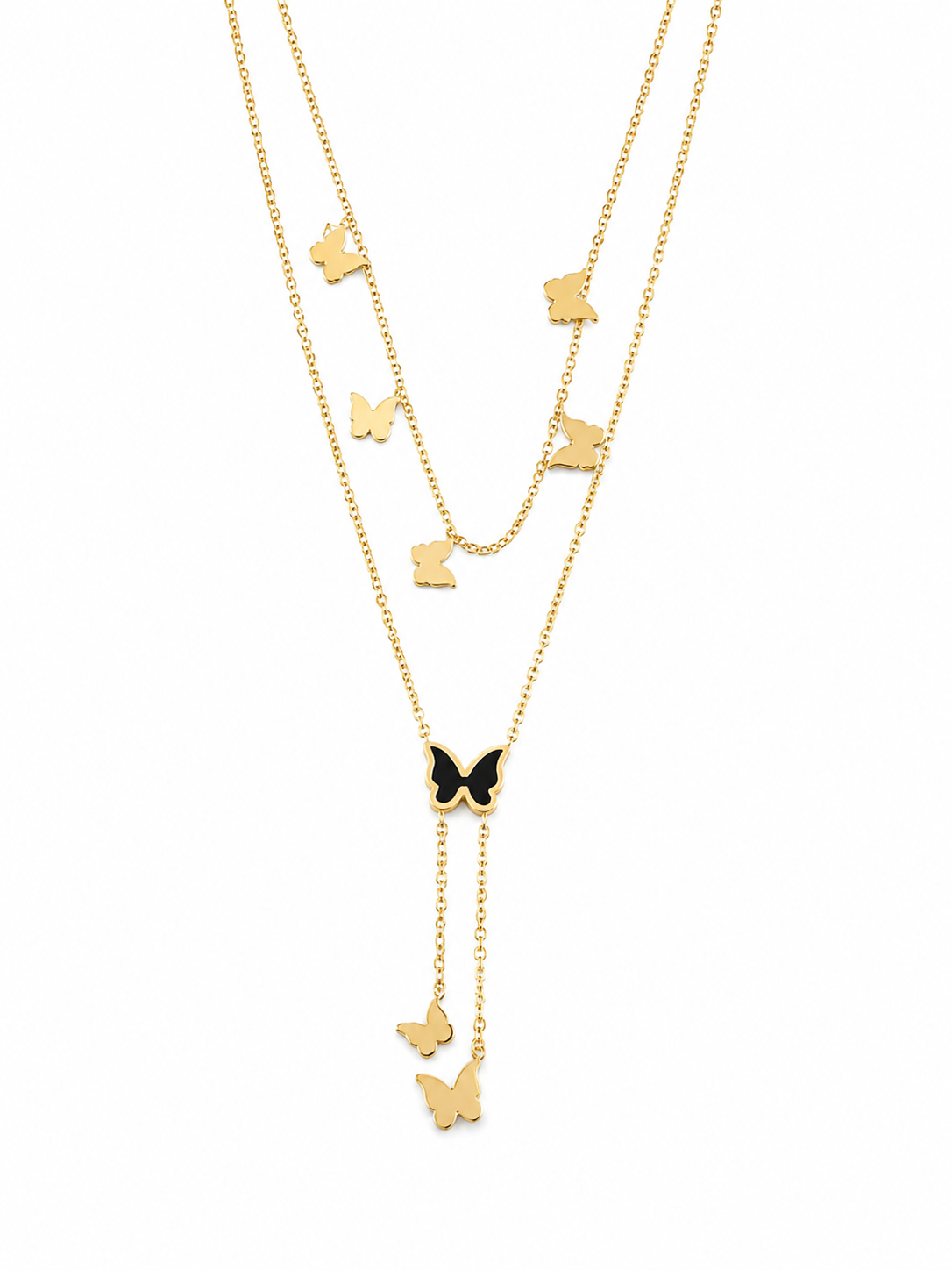 Butterfly Layered Necklace