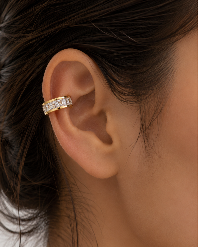 Crystal Aura Ear Cuff