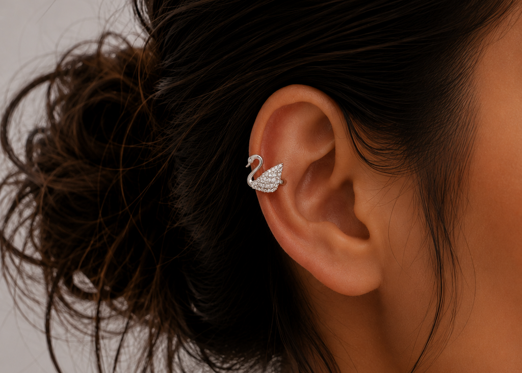 The 'Serenity' Swan Cuff