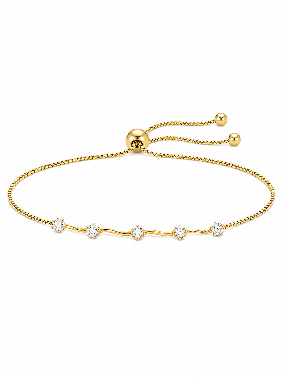Celestial Spark Slider Bracelet