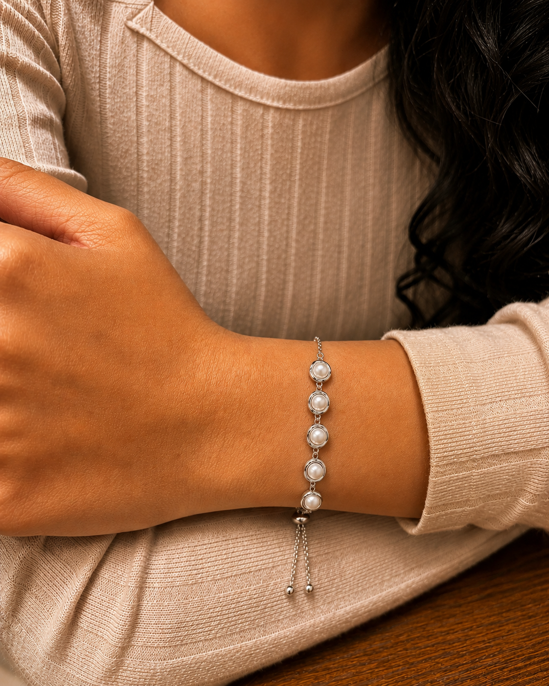 Pearl Orbit Bracelet
