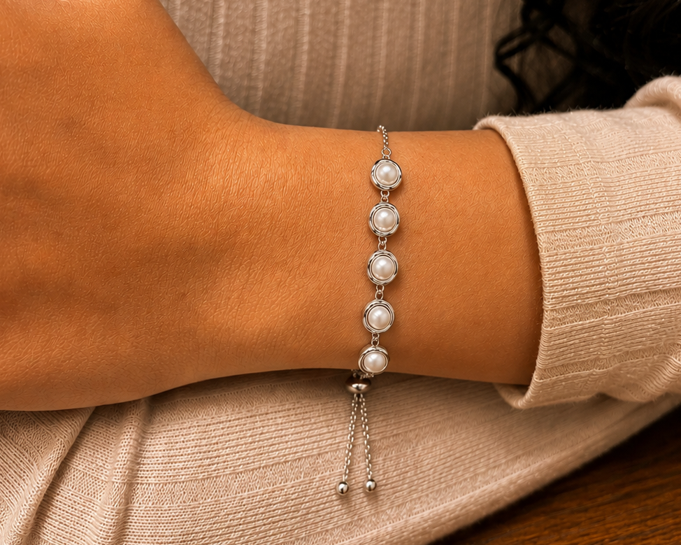 Pearl Orbit Bracelet