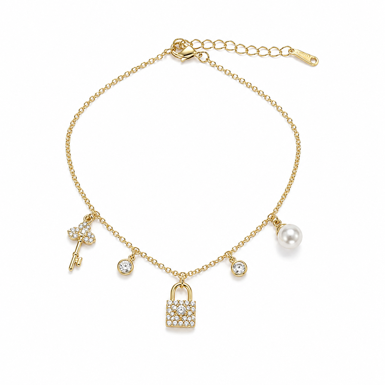 Celeste Charm Slider Bracelet