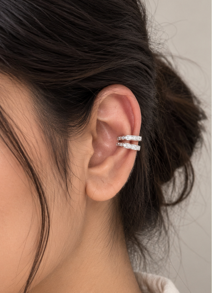 Crystal Cascade Wrap Ear Cuff