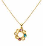 Bloom Multicolor Pendant Necklace