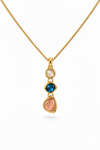 Aurora Trio Gemstone Necklace