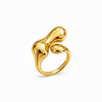 Sculpted Wave Open Ring