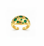 Emerald Celestial Dome Ring