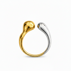 Duo-Tone Sculpted  Ring