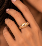 Rose Quartz Dome Ring