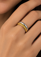 Eclipse Duo-Tone Open  Ring