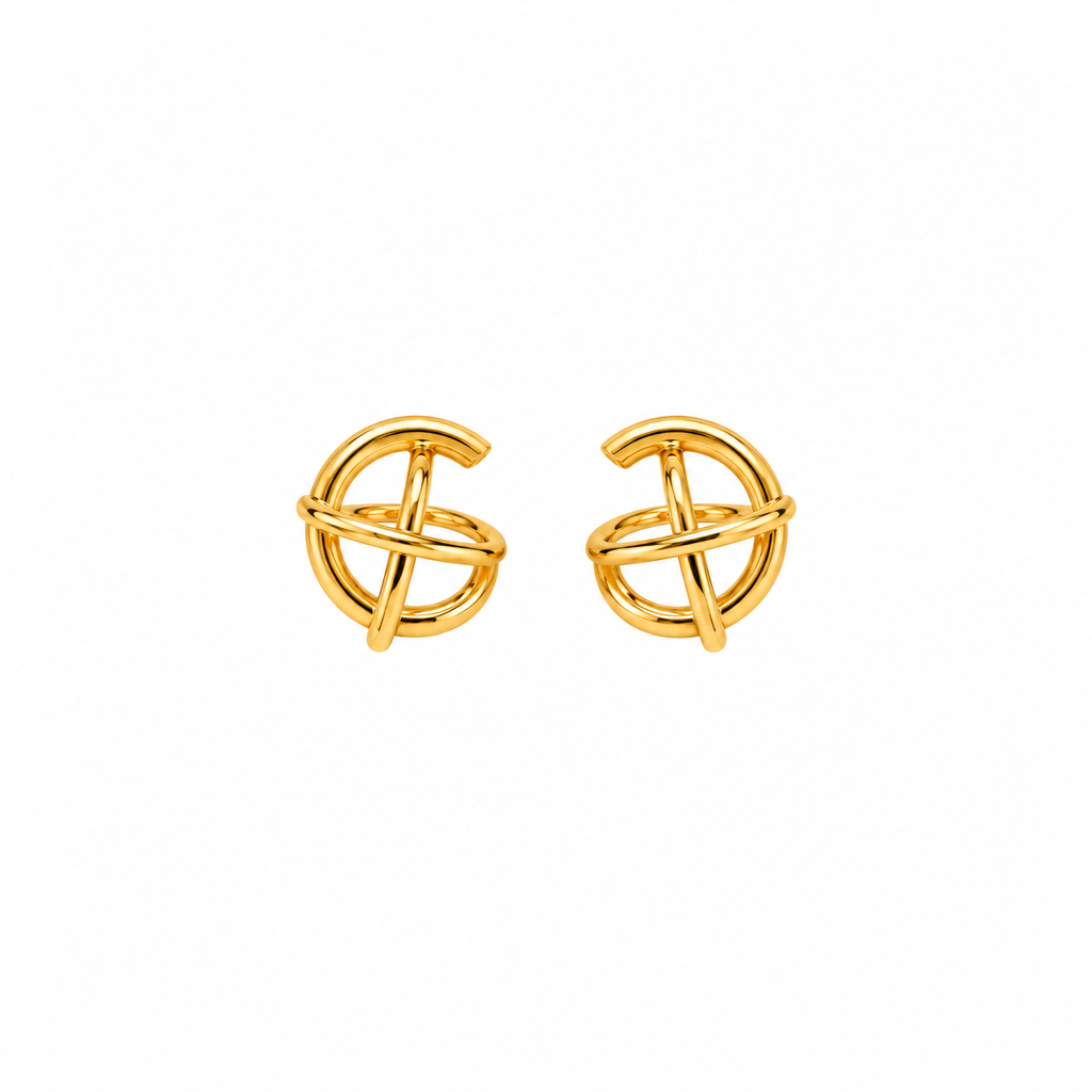 Sculpted Orbit Earrings