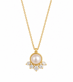 Pearl Blossom Pendant Necklace