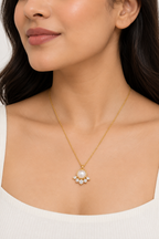 Pearl Blossom Pendant Necklace