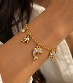 Dolphin Paradise Charm Bracelet