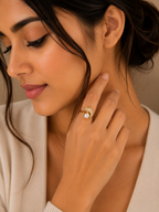 Pearl Panther Ring