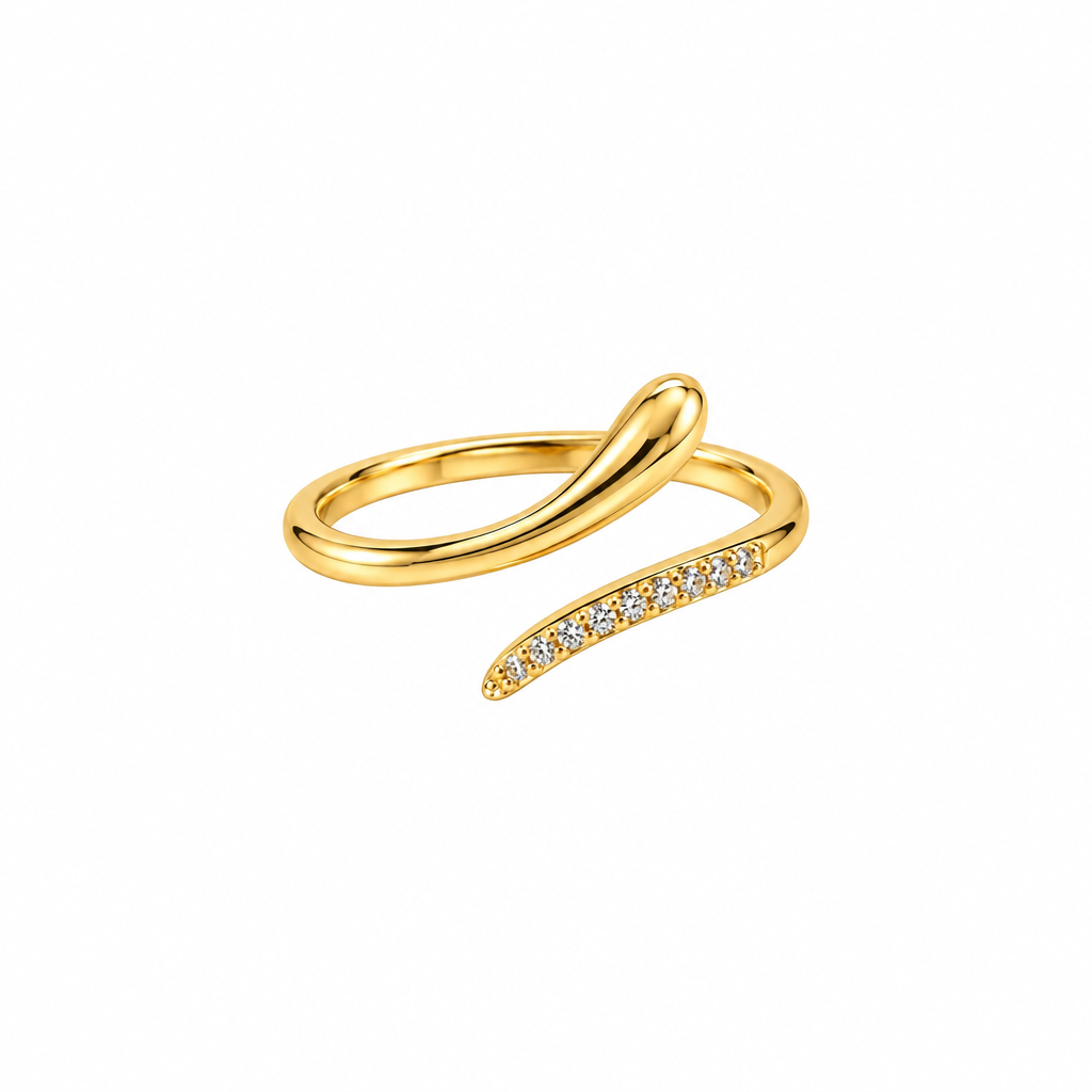 Golden Spiral Ring