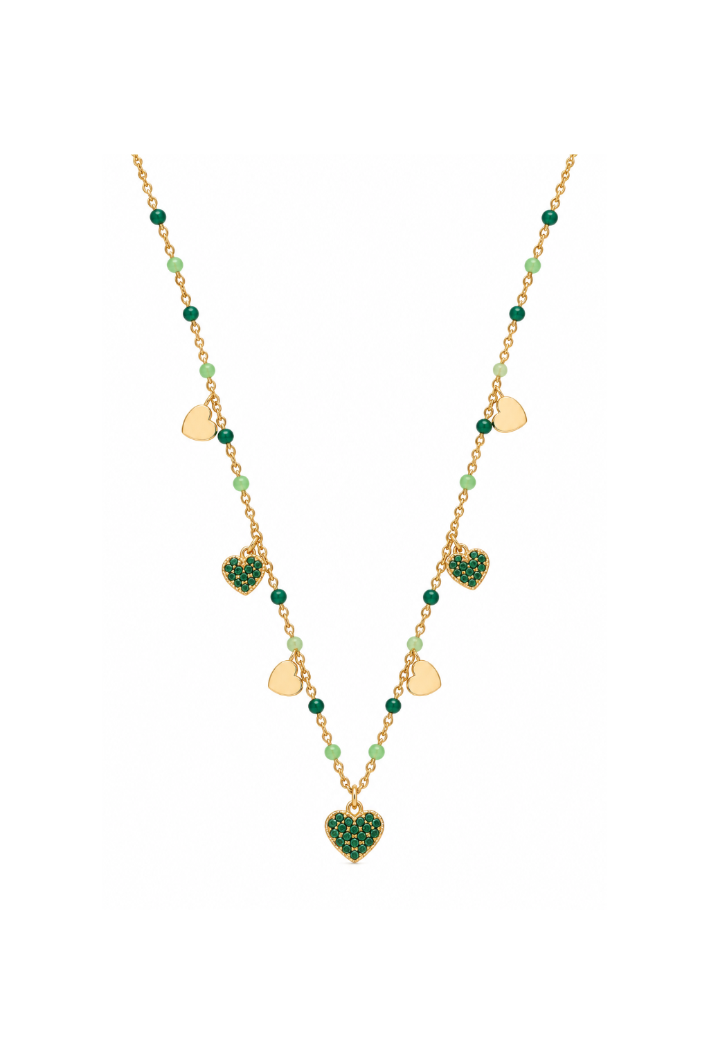 Emerald Heart Necklace