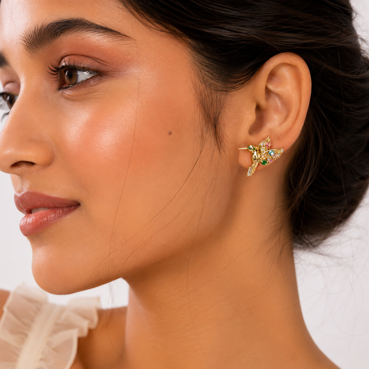 Enchanted Hummingbird Studs