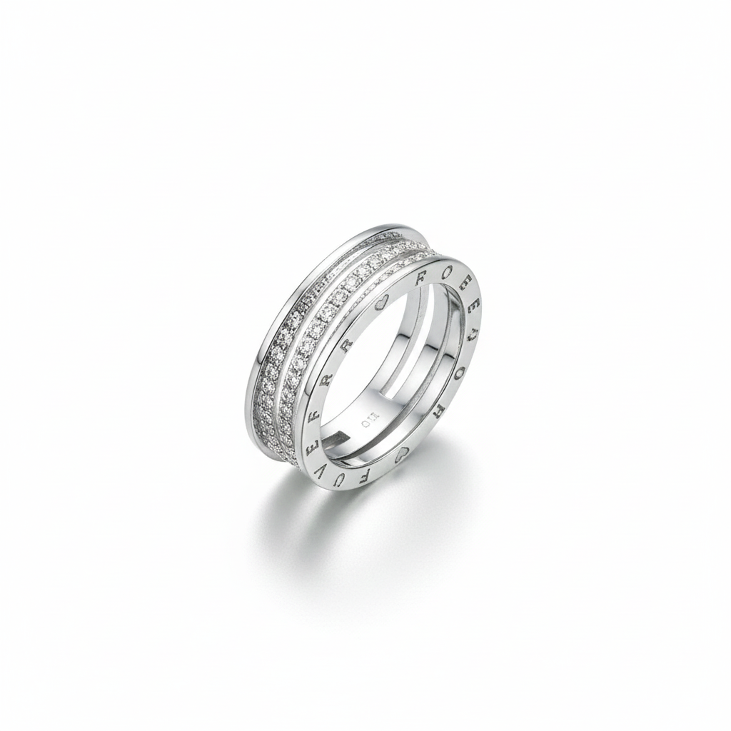 316L Stainless Steel Silver Adjustable Ring- Tarnish-Free Jewelry ...