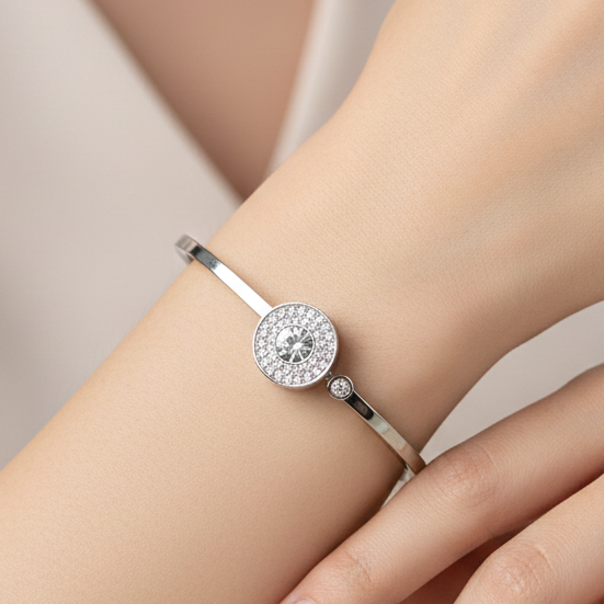 Solitaire Silver Kada