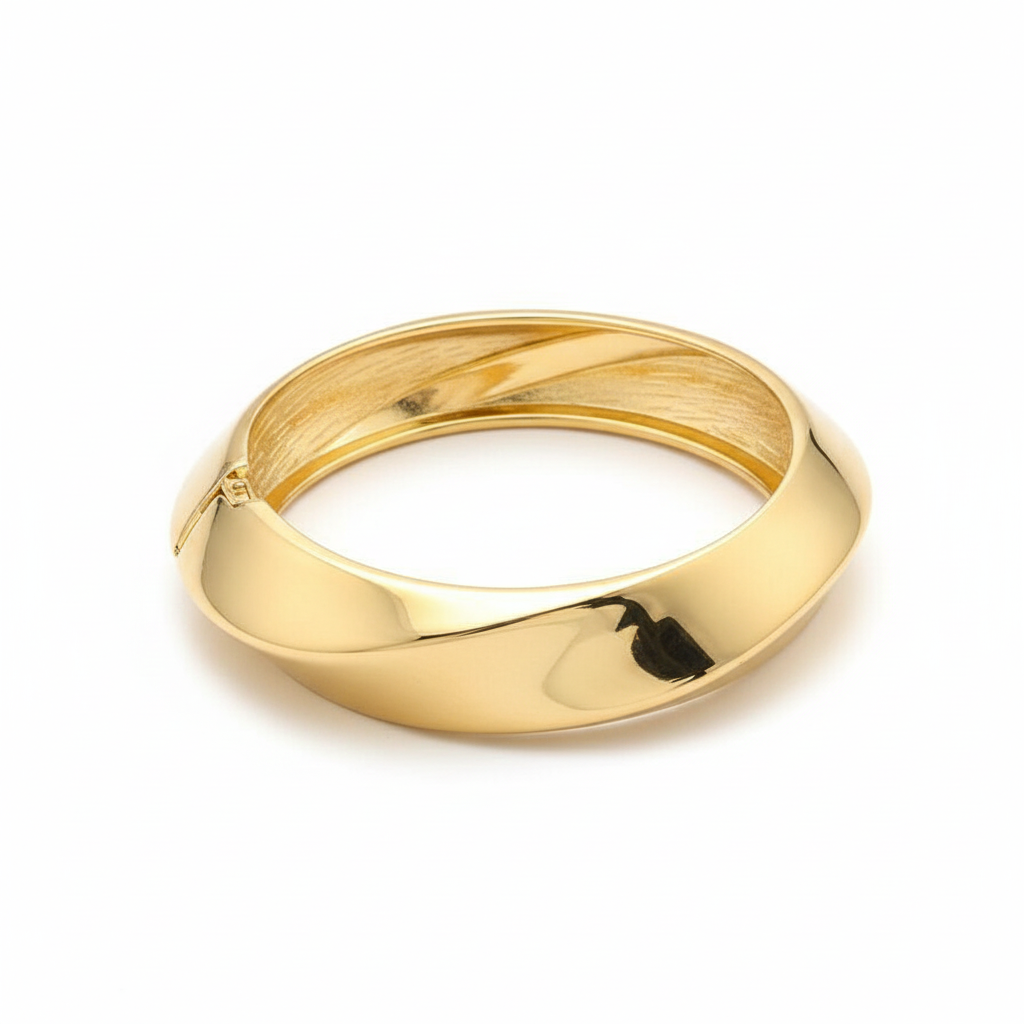 Sleek Circle Hinged Cuff