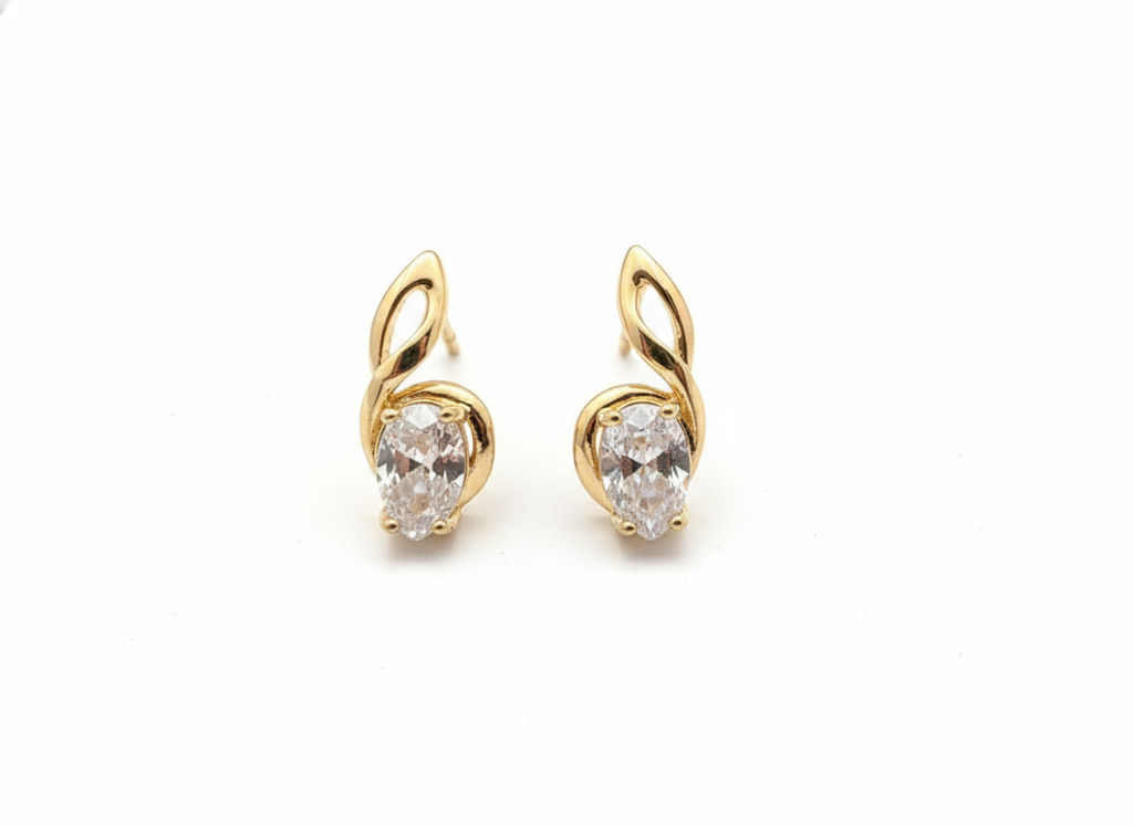 Gilded Marquise Swirls