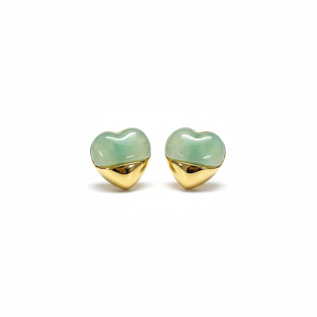 Heart-Shaped Studs