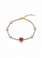 Heart Tennis Bracelet
