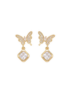 Crystal Flutter Studs