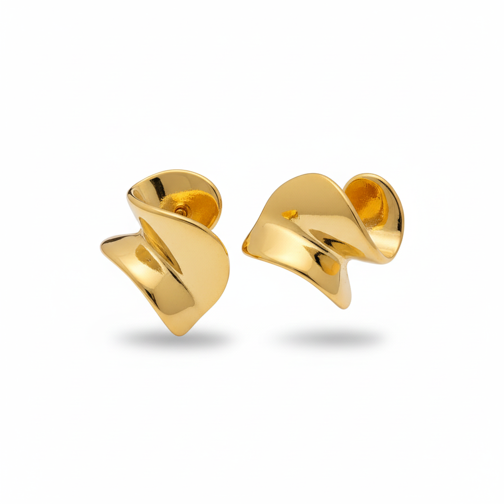 Bold Wave Studs