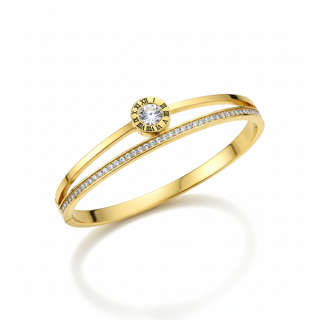 Aurelia Roman Thin Wrist Bracelet