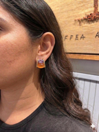 Amethyst Radiance Studs