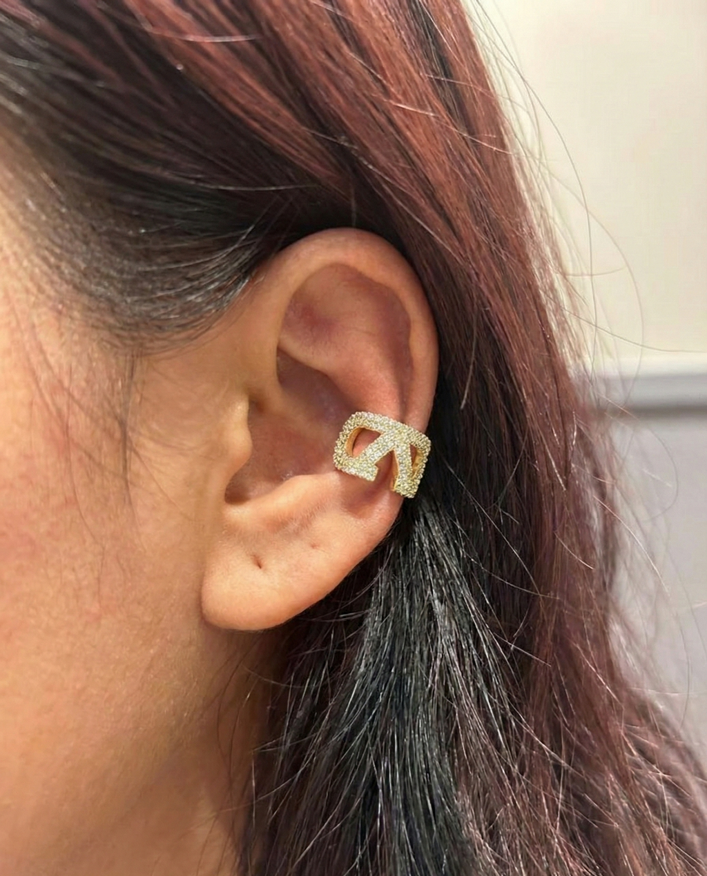 The Vixen Pave Ear Cuff