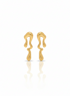 Molten Gold Sculptural Dangles