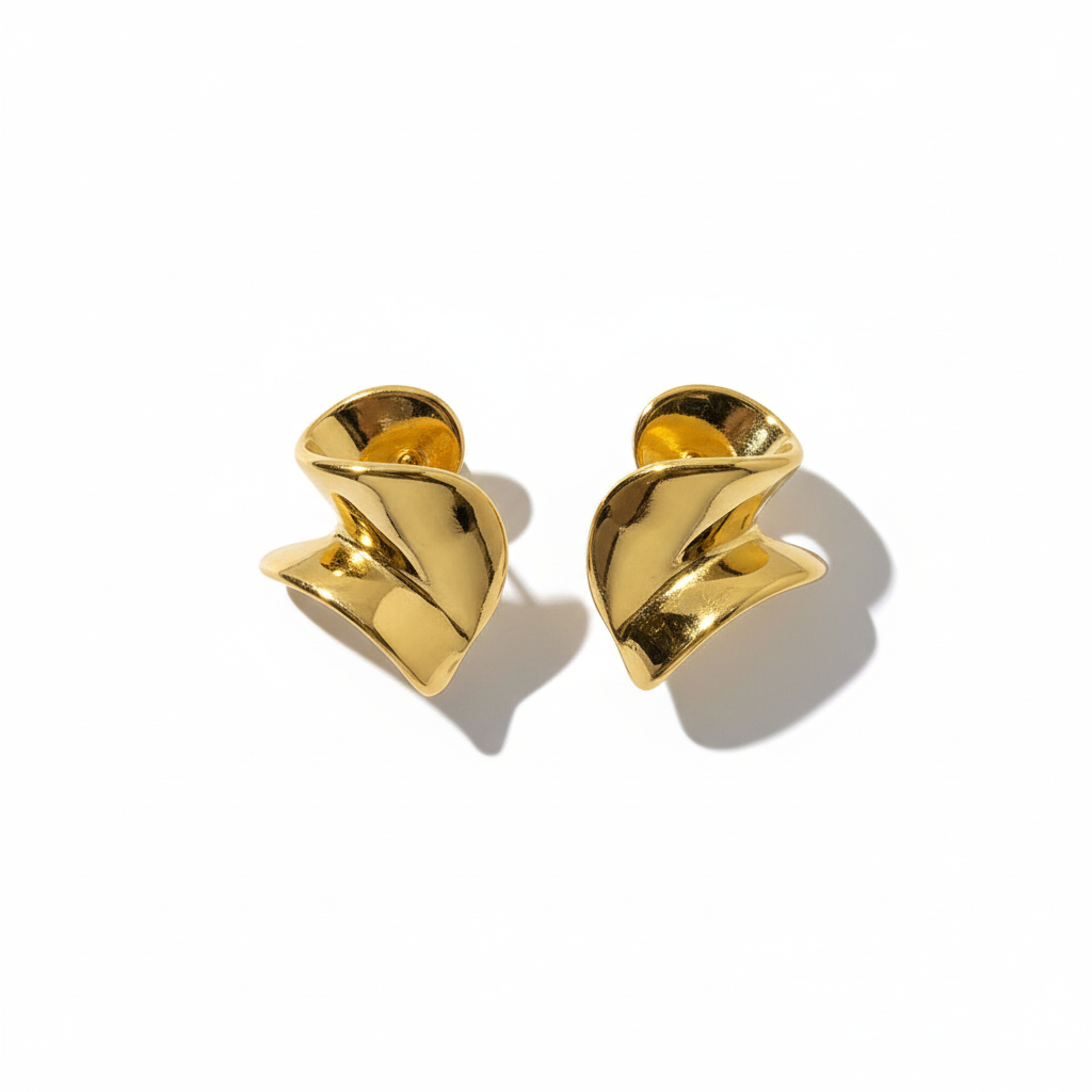 Bold Wave Studs