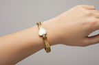 Luxe Pearl & Heart Bangle