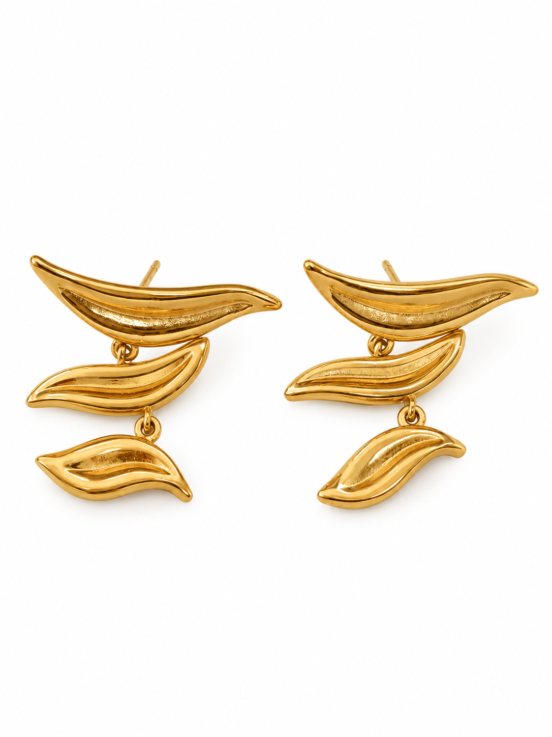 Cascading Leaf Earrings