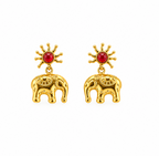 Sunbeam Elephant Drop Earrings