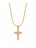 Crystal Cross Necklace