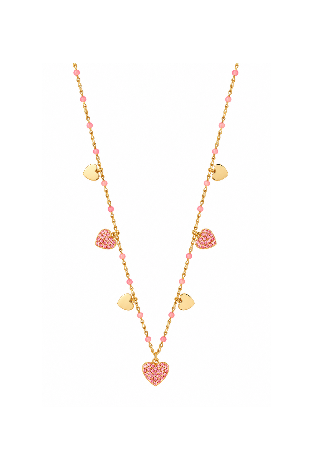 Pink Heart Necklace