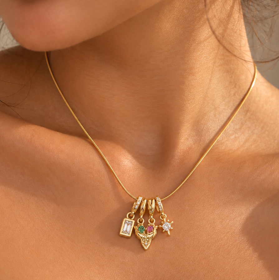The Celestial Amulet Cluster Pendant